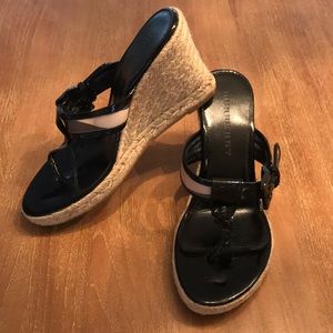 Burberry Wedge Sandals